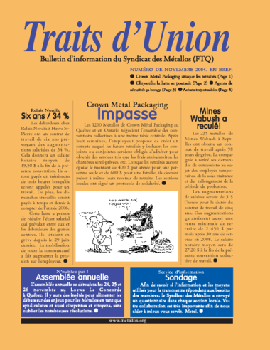 No 168 - Novembre 2004