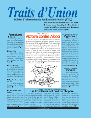 No 169 - Décembre 2004