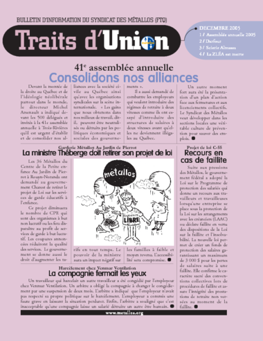 No 179 - Décembre 2005