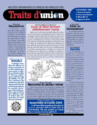 No 207 - Novembre 2008