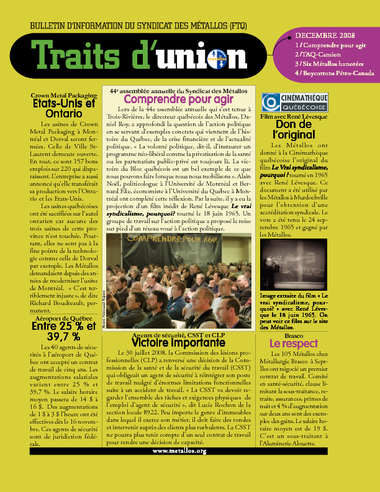 No 209 - Décembre 2008
