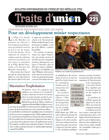 No 221 - Septembre-octobre 2010