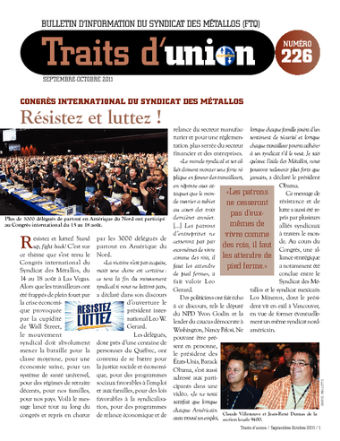 No 226 - Septembre-octobre 2011