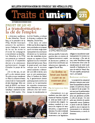 No 231 - Octobre-novembre 2013