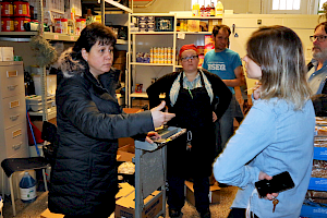 Remise d'un don au Cap St-Barnabé
